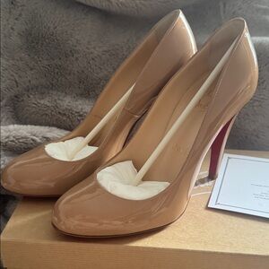 Christian Louboutin Ron Ron Pumps with Red Dust Bag with Cards